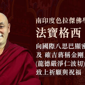 Norbulasa 南印度色拉傑佛學院法寶格西向國際八思巴顯密佛學院